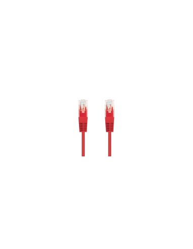 Nanocable Cable Red Latiguillo RJ45 CAT.6 UTP AWG24, Rojo, 25 cm