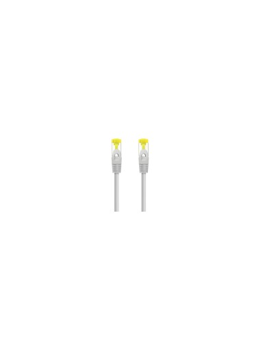 Nanocable Cable Red Latiguillo RJ45 LSZH CAT.6A SFTP AWG26, Gris, 25 cm