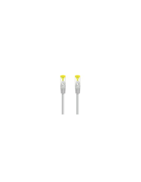 Nanocable Cable Red Latiguillo RJ45 LSZH CAT.6A SFTP AWG26, Gris, 25 cm