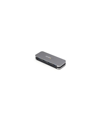 StarTech.com HB30AM4AB hub de interfaz USB 3.2 Gen 1 (3.1 Gen 1) Type-A 5000 Mbit/s Negro, Gris