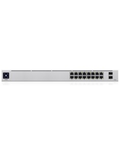 Ubiquiti Networks UniFi 16-Port PoE Gestionado L2/L3 Gigabit Ethernet (10/100/1000) EnergÍ­a sobre Ethernet (PoE) 1U Plata