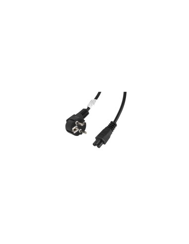 Lanberg CA-C5CA-11CC-003-BK cable de transmisión Negro 3 m C5 acoplador CEE7/7