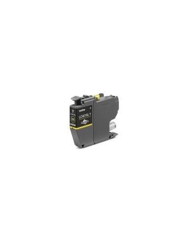 Brother LC-421XLY cartucho de tinta 1 pieza(s) Original Alto rendimiento (XL) Amarillo