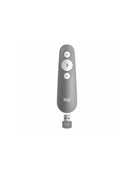 Logitech R500 Laser Presentation Remote apuntador inalámbricos Bluetooth/RF Gris
