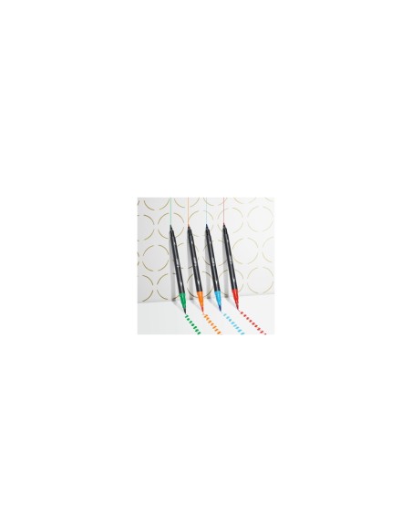 BIC Intensity Dual Tip rotulador Negro, Azul, Verde, Púrpura, Rojo, Amarillo 6 pieza(s)