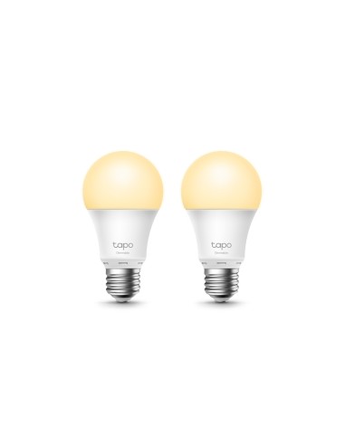 TP-Link Tapo L510E(2-pack) Bombilla inteligente 8,7 W Metálico, Blanco Wi-Fi