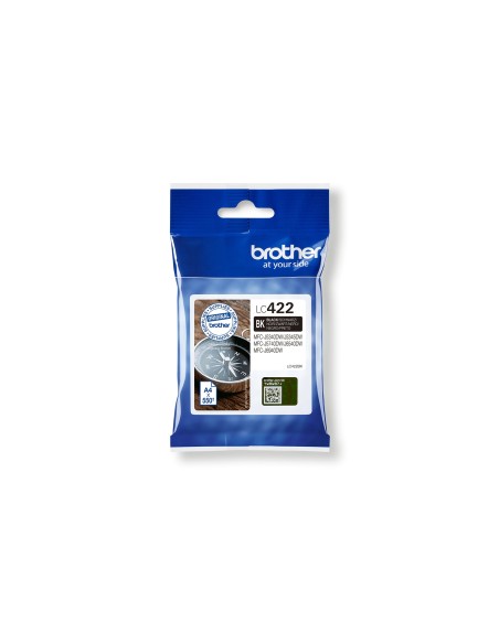 Brother LC-422BK cartucho de tinta 1 pieza(s) Original Negro