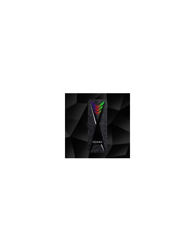 AISENS Caja Externa M.2 (NGFF) RGB Gaming ASM2-RGB013B NVMe a USB3.2 Gen2, Negra