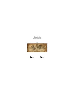 SUBBLIM Alfombrilla Ratón Vintage World XL Mouse Pad 900x400x3 2