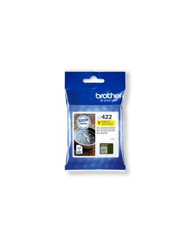 Brother LC-422Y cartucho de tinta 1 pieza(s) Original Amarillo