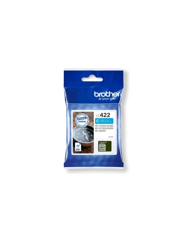Brother LC-422C cartucho de tinta 1 pieza(s) Original Cian