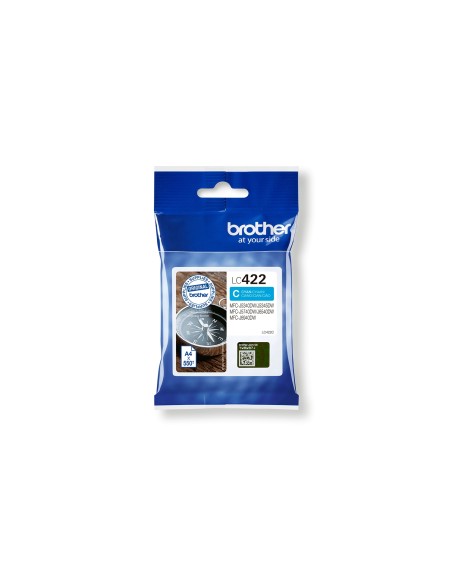 Brother LC-422C cartucho de tinta 1 pieza(s) Original Cian