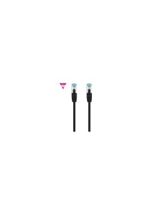 Nanocable Cable de Red Cat.7 600MHZ LSZH SFTP PIMF AWG26, Negro, 1 m 2