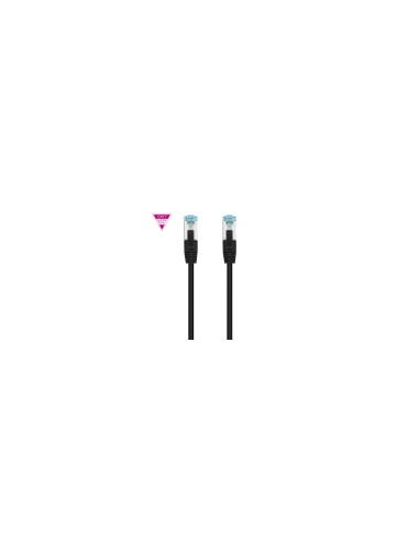 Nanocable Cable de Red Cat.7 600MHZ LSZH SFTP PIMF AWG26, Negro, 1 m