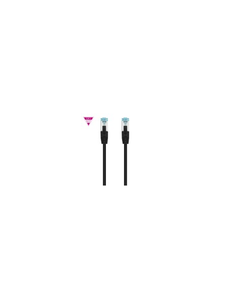 Nanocable Cable de Red Cat.7 600MHZ LSZH SFTP PIMF AWG26, Negro, 1 m