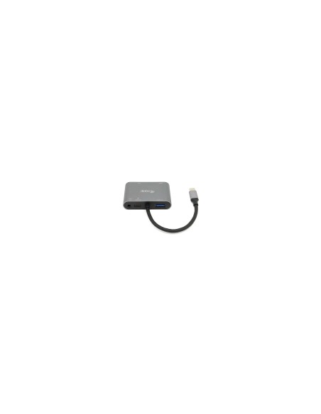 Equip 133483 base para portátil y replicador de puertos Alámbrico USB 3.2 Gen 1 (3.1 Gen 1) Type-C Negro, Gris