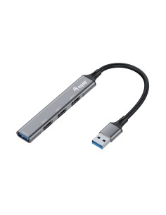 Equip 128960 hub de interfaz USB 3.2 Gen 1 (3.1 Gen 1) Type-A 5000 Mbit/s Negro, Gris