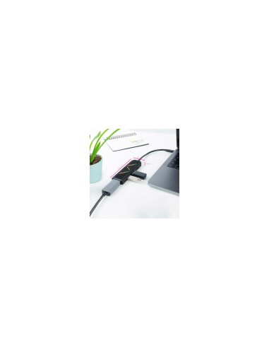 Nanocable 10.16.0401 base para portátil y replicador de puertos Alámbrico USB 3.2 Gen 1 (3.1 Gen 1) Type-C Negro