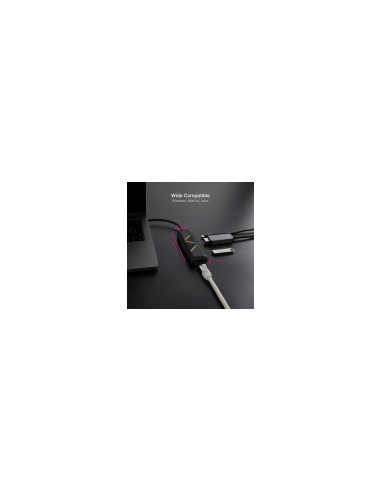 Nanocable 10.16.0501 base para portátil y replicador de puertos Alámbrico USB 3.2 Gen 1 (3.1 Gen 1) Type-C Negro