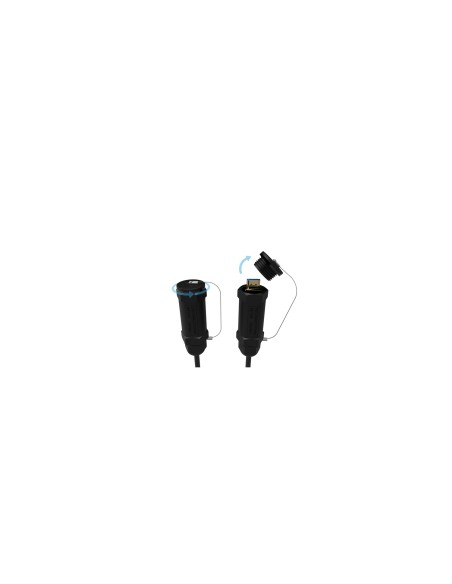 AISENS Cable HDMI V2.1 AOC con Armadura Ultra Alta Velocidad / Hec 8K@60Hz 4K@120Hz 4:4:4 48Gbps, A/M-A/M, Negro, 20M