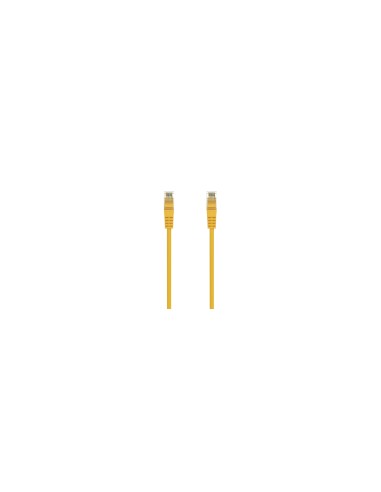 AISENS Cable de Red Latiguillo RJ45 LSZH Cat.6A 500 Mhz UTP AWG24, Amarillo, 30CM