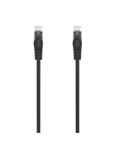 AISENS Cable de Red Latiguillo RJ45 LSZH Cat.6A 500 Mhz UTP AWG24, Negro, 2.0M
