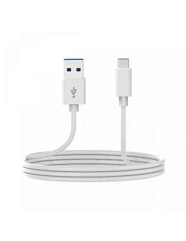 DCU Advance Tecnologic 30402065 cable USB 2 m USB 3.2 Gen 1 (3.1 Gen 1) USB C USB A Blanco