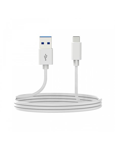 DCU Advance Tecnologic 30402065 cable USB 2 m USB 3.2 Gen 1 (3.1 Gen 1) USB C USB A Blanco