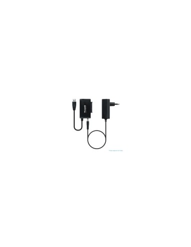 TooQ TQHDA-01A base de conexión para disco duro USB 3.2 Gen 1 (3.1 Gen 1) Type-A Negro
