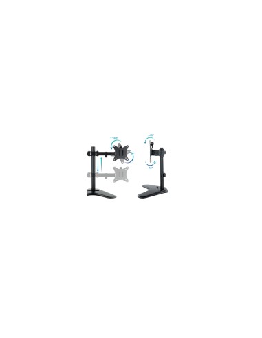 TooQ DB1702TN-B soporte para monitor 81,3 cm (32") Independiente Negro