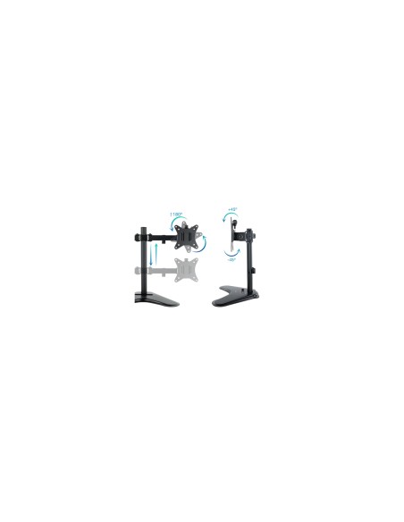 TooQ DB1702TN-B soporte para monitor 81,3 cm (32") Independiente Negro