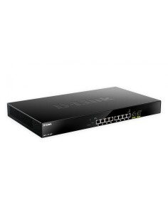 D-Link DMS-1100-10TP switch Gestionado L2 2.5G Ethernet (100/1000/2500) EnergÍ­a sobre Ethernet (PoE) 1U Negro