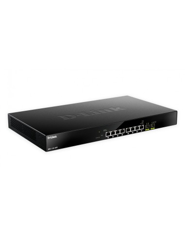 D-Link DMS-1100-10TP switch Gestionado L2 2.5G Ethernet (100/1000/2500) EnergÍ­a sobre Ethernet (PoE) 1U Negro