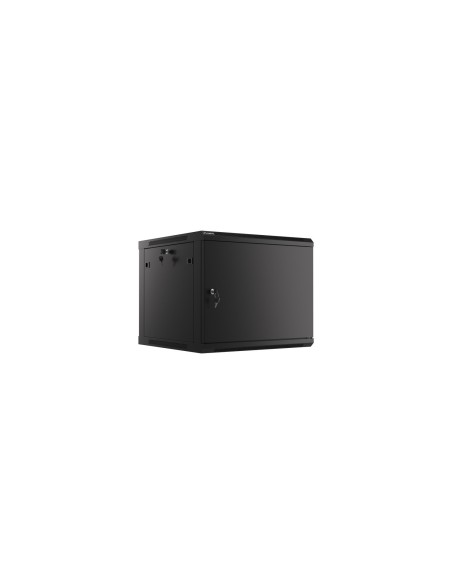 Lanberg WF01-6609-00B armario rack 9U Bastidor de pared Negro