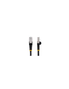 StarTech.com Cable de 0,5m de Red Ethernet CAT6a - Negro - Low Smoke Zero Halogen (LSZH) - 10GbE - 500MHz - PoE++ de 100W - Snag 2