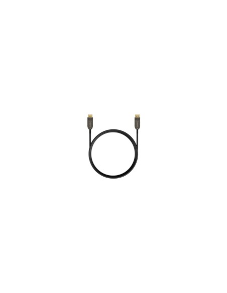 AISENS Cable DISPLAYPORT AOC V1.4 8K@60Hz 4K@120Hz 4:4:4 32.4Gbps, DP/M-DP/M, Negro, 50M