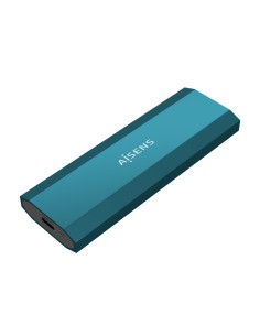 AISENS Caja Externa M.2 (NGFF) ASM2-017B SATA/NVMe a Usb3.1 Gen2, Azul
