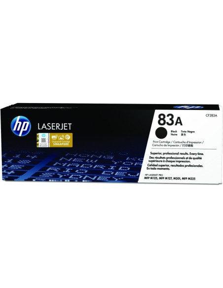 HP Cartucho de tóner original LaserJet 83A negro