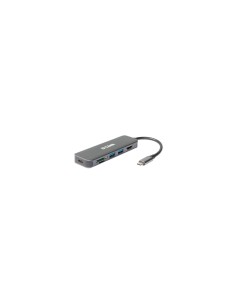 D-Link DUB-2327 base para portátil y replicador de puertos Alámbrico USB Tipo C Gris