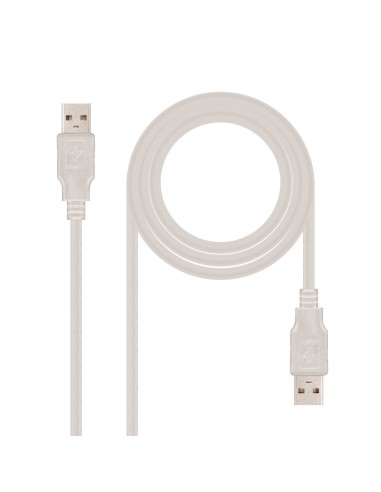 Nanocable CABLE USB 2.0, TIPO A/M-A/M, 2.0 M