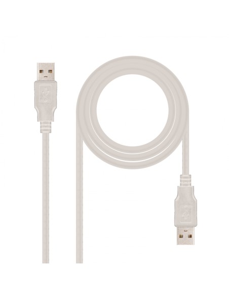 Nanocable CABLE USB 2.0, TIPO A/M-A/M, 2.0 M
