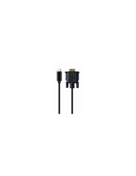 Gembird A-CM-VGAM-01 Adaptador gráfico USB 1920 x 1080 Pixeles Negro