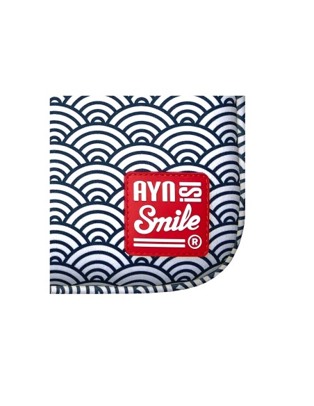Funda Sleeve para Portátil de 13 y 14 pulgadas Smile Kimono de Neopreno estampado Japonés Seigaiha