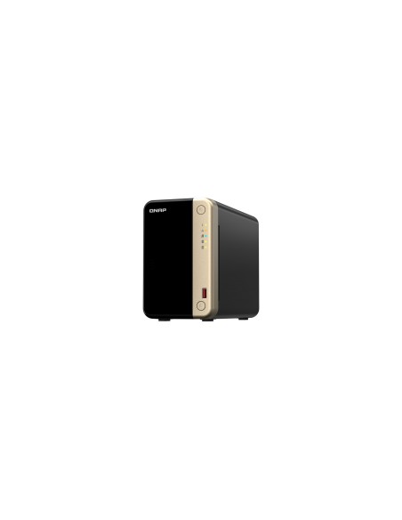 QNAP TS-264 NAS Torre Ethernet Negro, Oro N5095