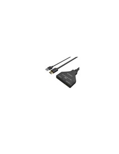 AISENS HDMI Duplicador 4K@30HZ 1Í?2 con Alimentación USB y Cable, Negro, 30 cm 2