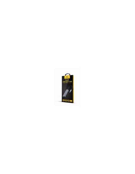 Gembird A-CM-COMBO5-02 base para portátil y replicador de puertos Alámbrico USB 3.2 Gen 1 (3.1 Gen 1) Type-C Plata