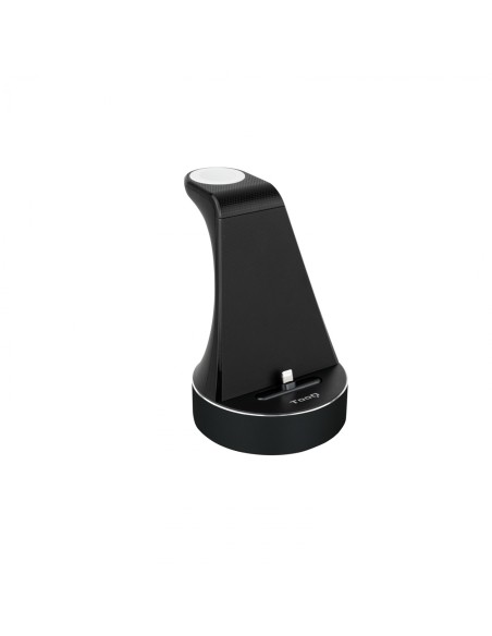 TooQ Base de Carga para Apple Watch y iPhone, Negro