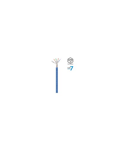 AISENS Cable de Red RJ45 LSZH CPR Dca CAT.7 600 MHZ S/FTP AWG23, Azul, 100 m
