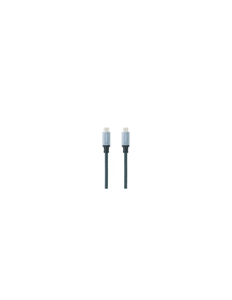 Nanocable Cable USB 3.1 Gen2 10Gbps 5A, 4K/60Hz, USB-C/M-USB-C/M, Gris/Negro, 2 m