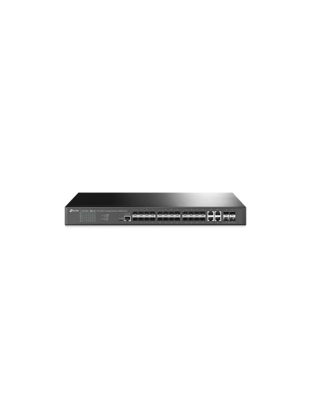 TP-Link TL-SG3428XF switch Gestionado L2+ Ninguno 1U Negro